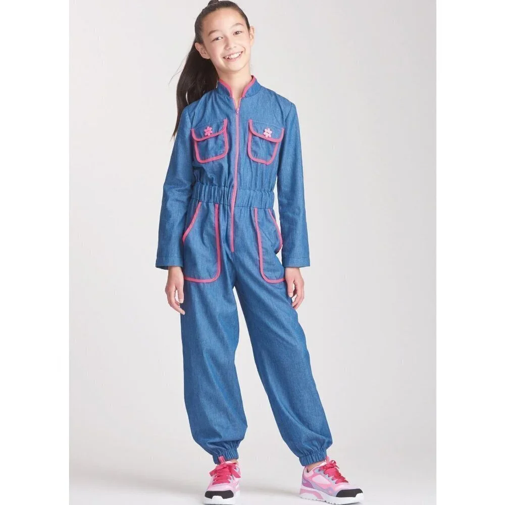 Simplicity Sewing Pattern 9722 R11705 Jumpsuit Romper Dress Girls‎ Size 3-6